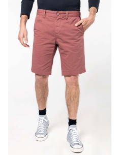 K-KA752-MEN'S WASHED EFFECT BERMUDA SHORTS 2